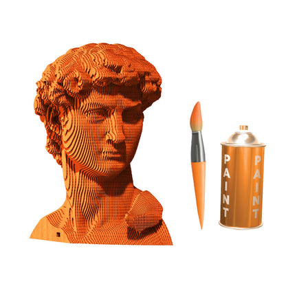 Cartonic 3D Cardboard Sculpture - David