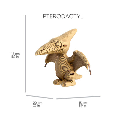 Cartonic 3D Cardboard Sculpture Trio - Dinosaurs