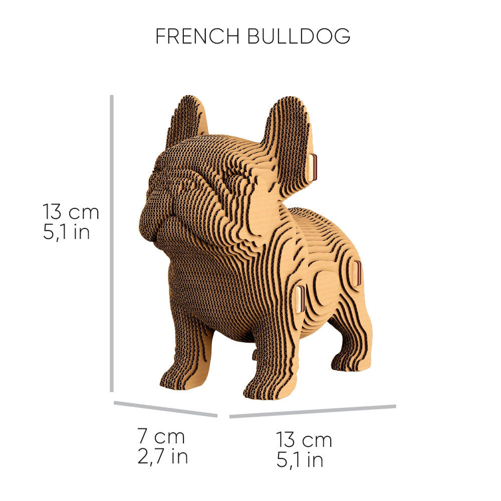 Cartonic 3D Cardboard Sculpture Trio - Puppies