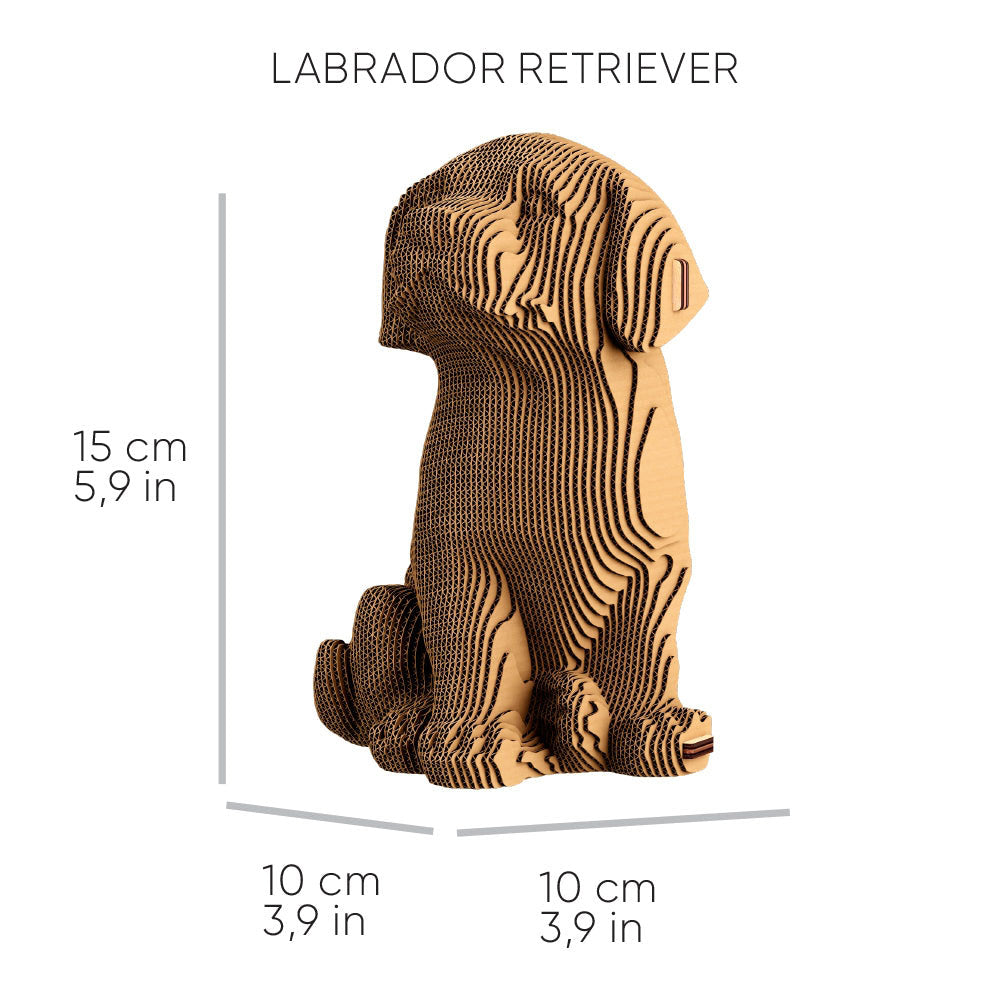 Cartonic 3D Cardboard Sculpture Trio - Puppies