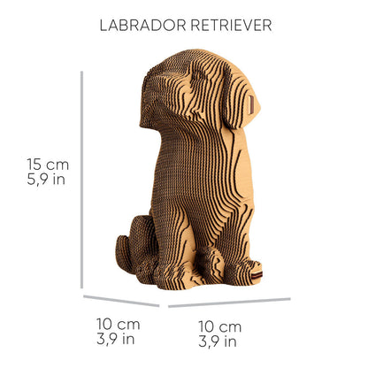 Cartonic 3D Cardboard Sculpture Trio - Puppies