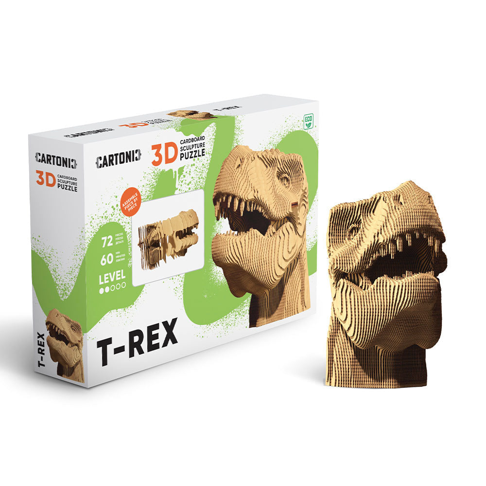 Cartonic 3D Cardboard Sculpture - T-Rex