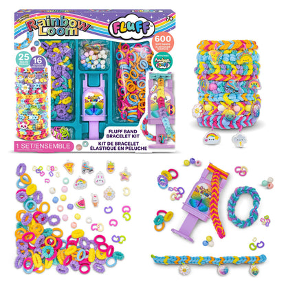 Rainbow Loom Fluff Band Bracelet Kit