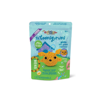 Rainbow Loom Lil’ Loomigurumi Gilda the Golden Retriever Package