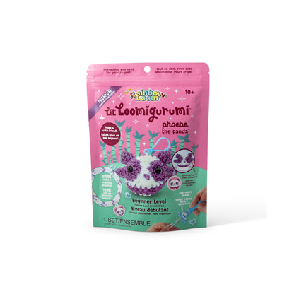 Rainbow Loom Lil’ Loomigurumi Phoebe the Purple Panda Package