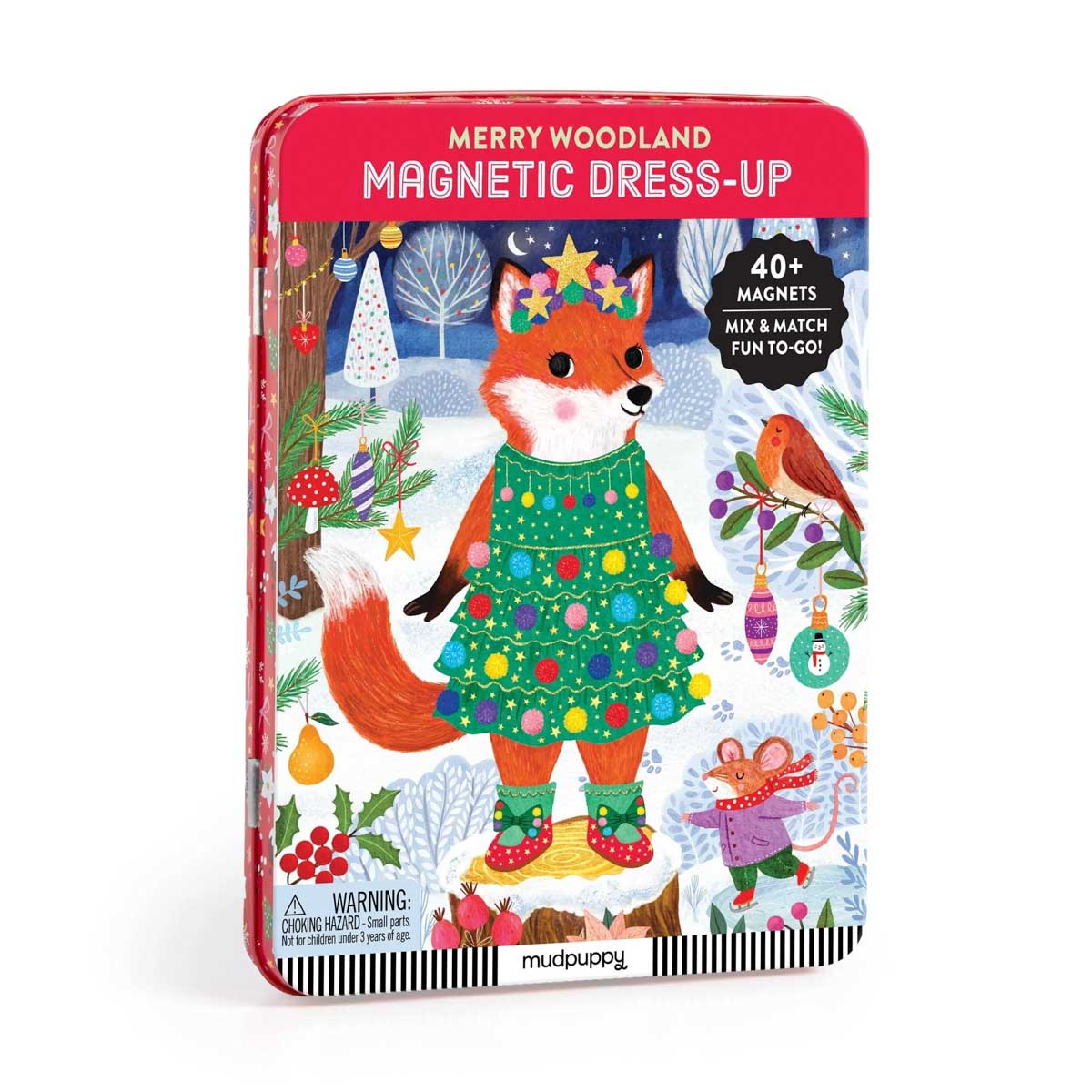 Chronicle Books Mudpuppy Merry Woodland Magnetic Dress-Up Set