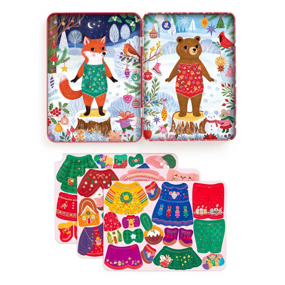 Chronicle Books Mudpuppy Merry Woodland Magnetic Dress-Up Set
