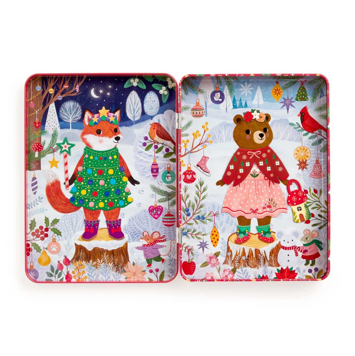 Chronicle Books Mudpuppy Merry Woodland Magnetic Dress-Up Set