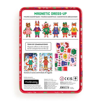 Chronicle Books Mudpuppy Merry Woodland Magnetic Dress-Up Set