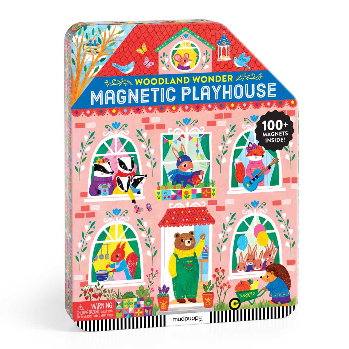 Chronicle Books Mudpuppy Woodland Wonder Magnetic Playhouse Set
