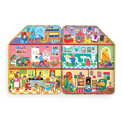 Chronicle Books Mudpuppy Woodland Wonder Magnetic Playhouse Set