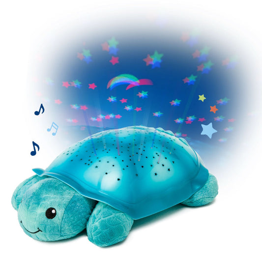 Cloud B Aqua Twinkling Twilight Turtle Star Projector with White Noise