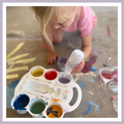 Coconut Outdoor DIY Sidewalk Chalk Deluxe Paint Kit - 6 Color Set