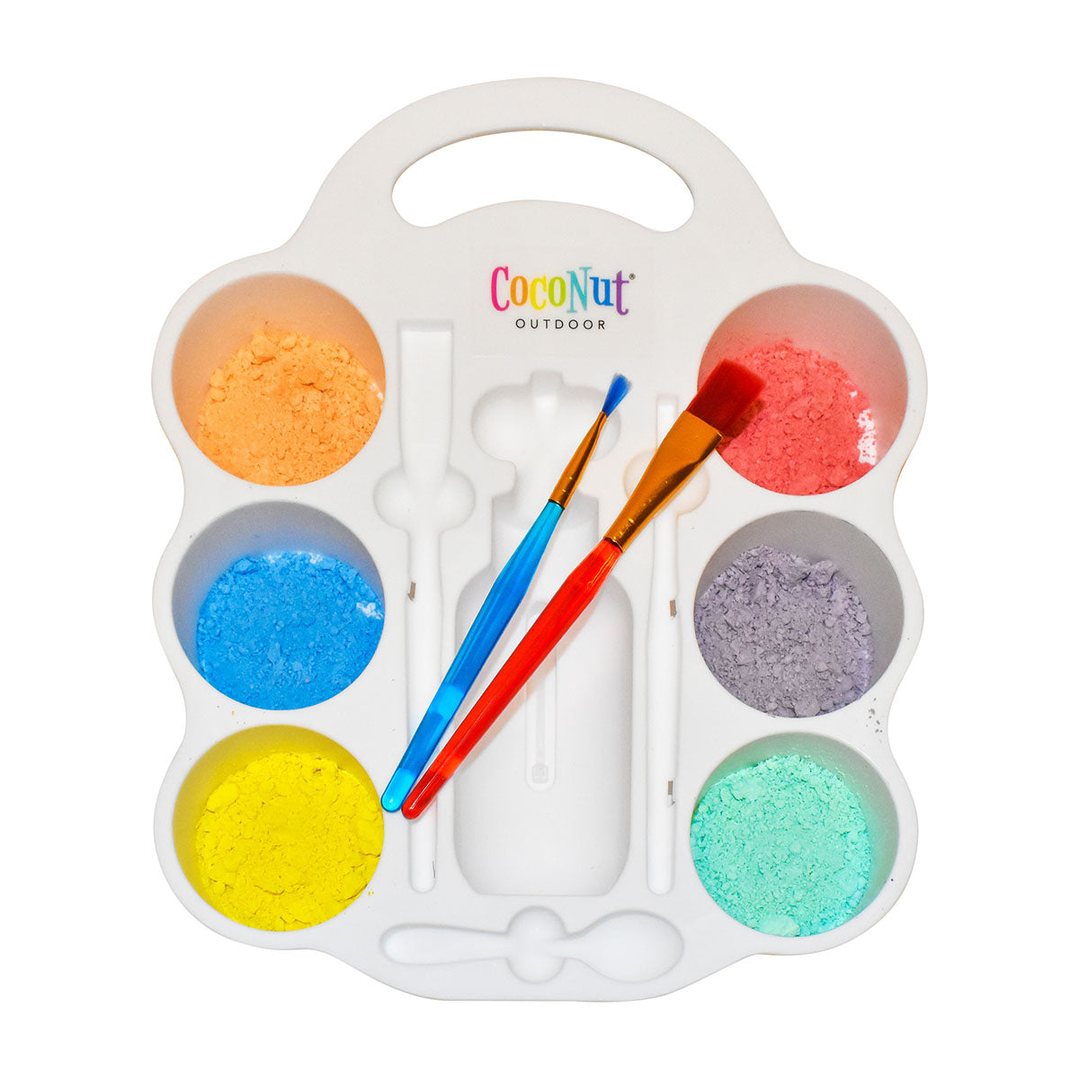 Coconut Outdoor DIY Sidewalk Chalk Deluxe Paint Kit - 6 Color Set