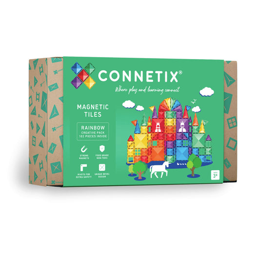 Connetix Rainbow Creative Pack - 102 Piece Set