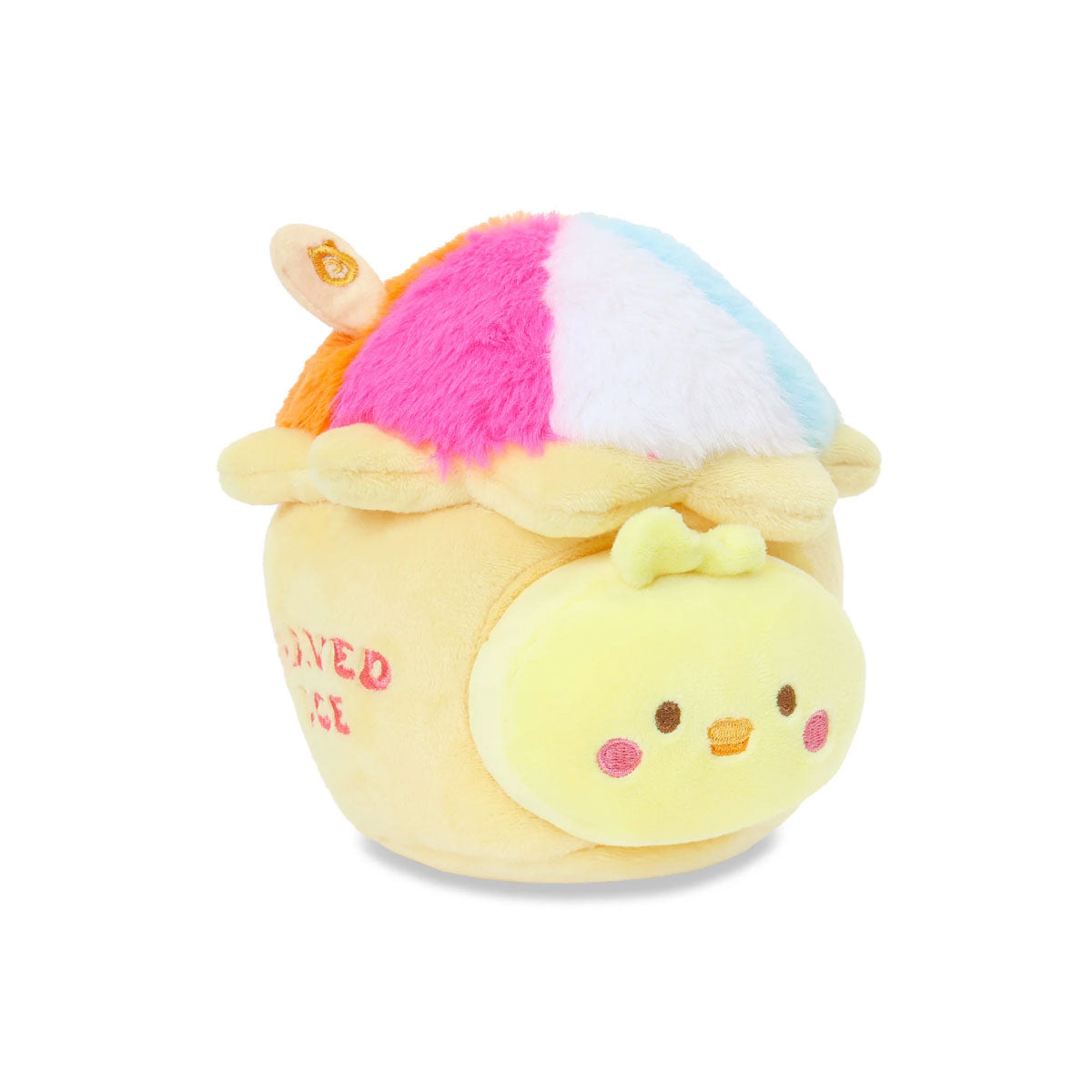 Anirollz Aloha 6” Small Blanket Plush Shaved Ice Chickiroll