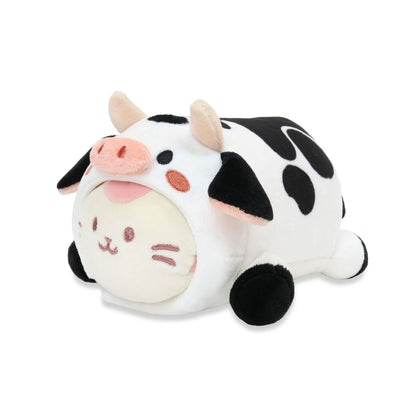 Anirollz in Animals 6” Small Blanket Plush Cow Kittiroll