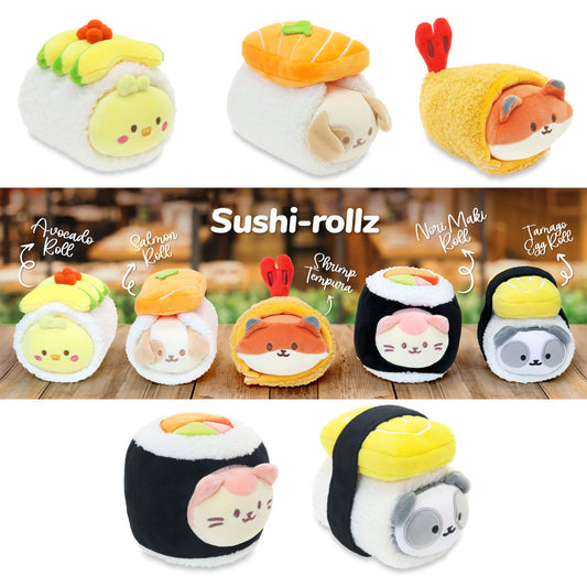 Anirollz Sushi-Rollz 6” Blanket Plush