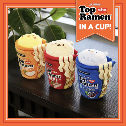 Anirollz Top Ramen Cup of Soup 6” Blanket Plush