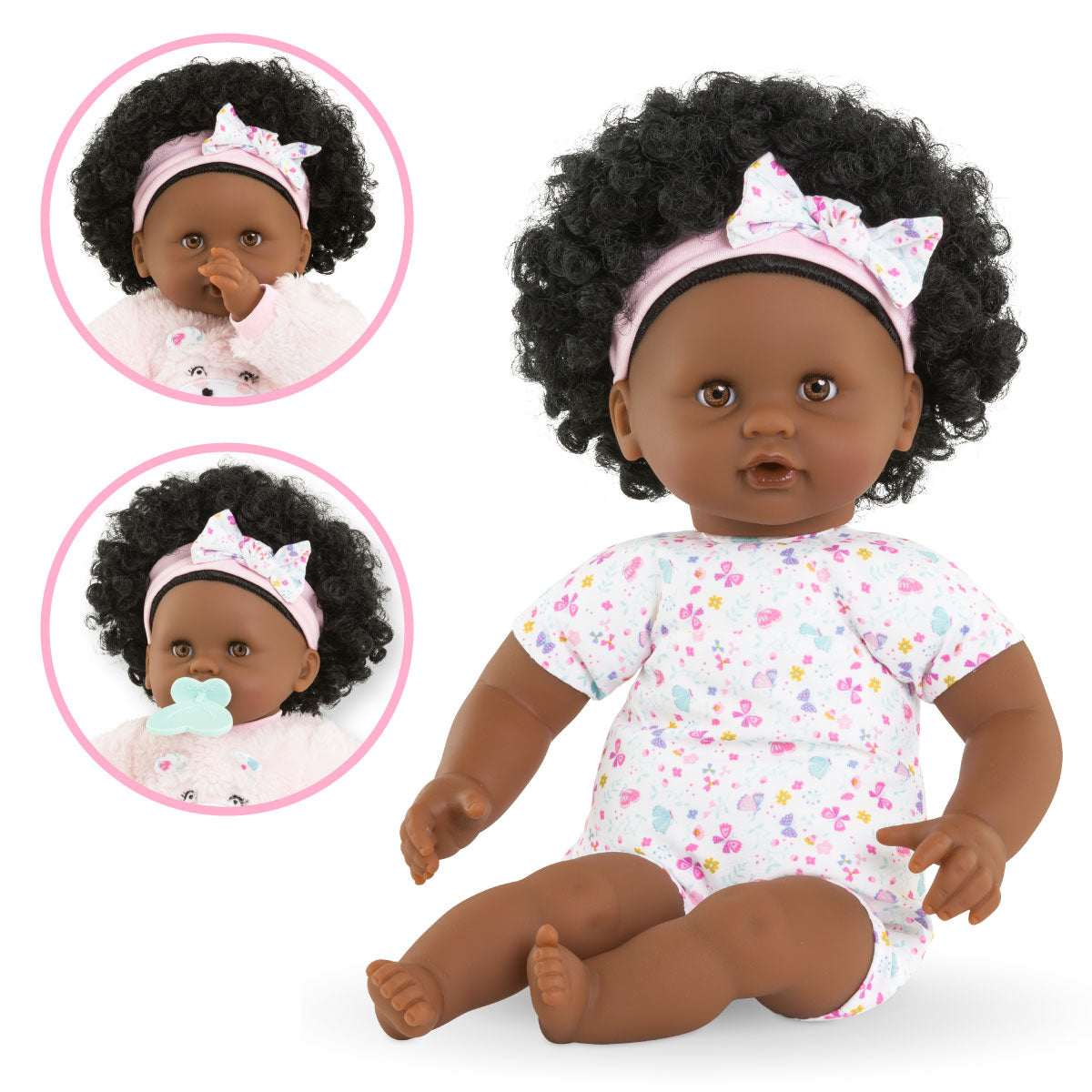 Corolle Bebe Calin Caroline 12” Doll with Accessories