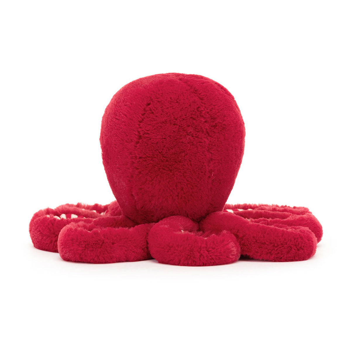 Cranberry Octopus, red with candy cane tentacles, from Jellycat.