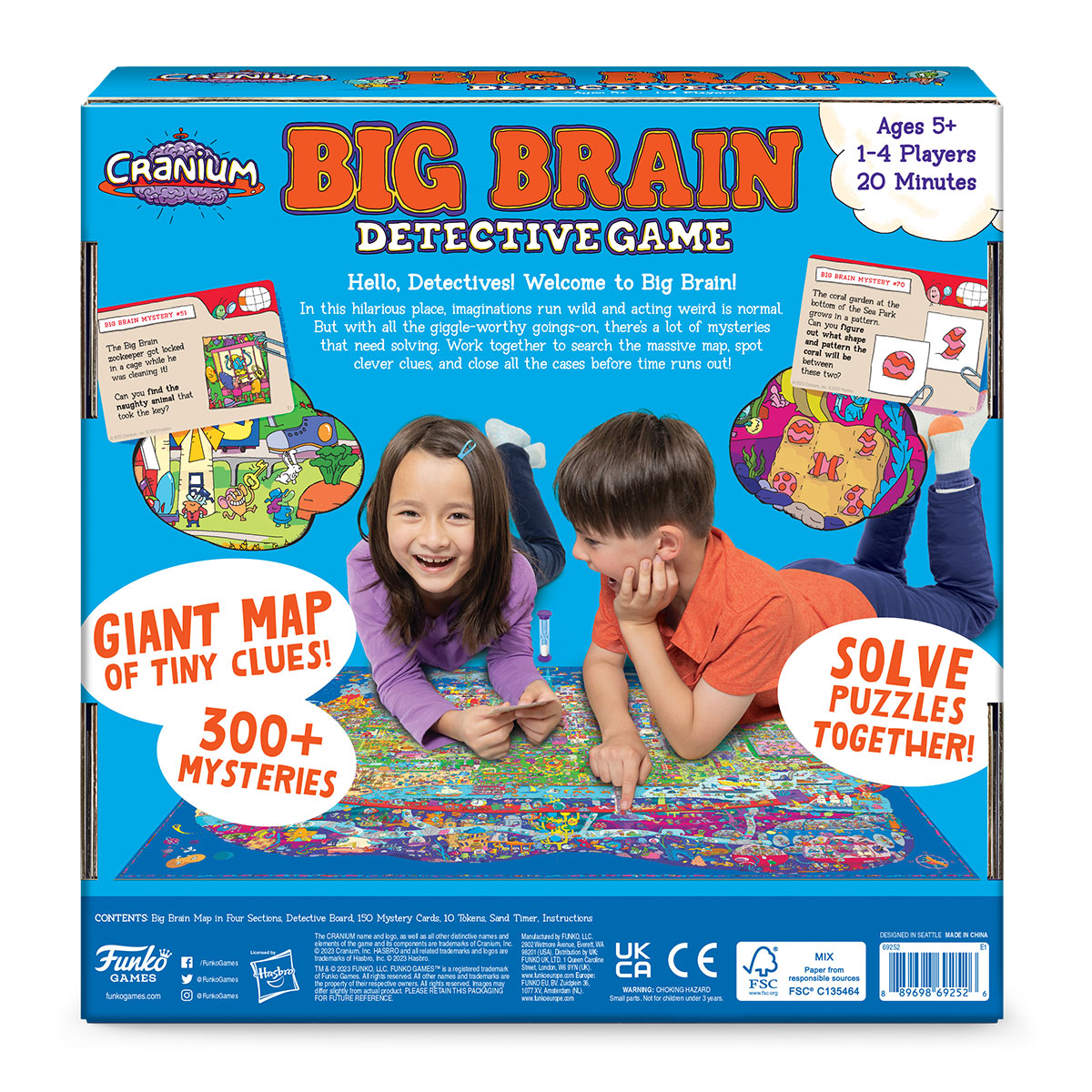 Cranium Big Brain Detective Game from Funko Games