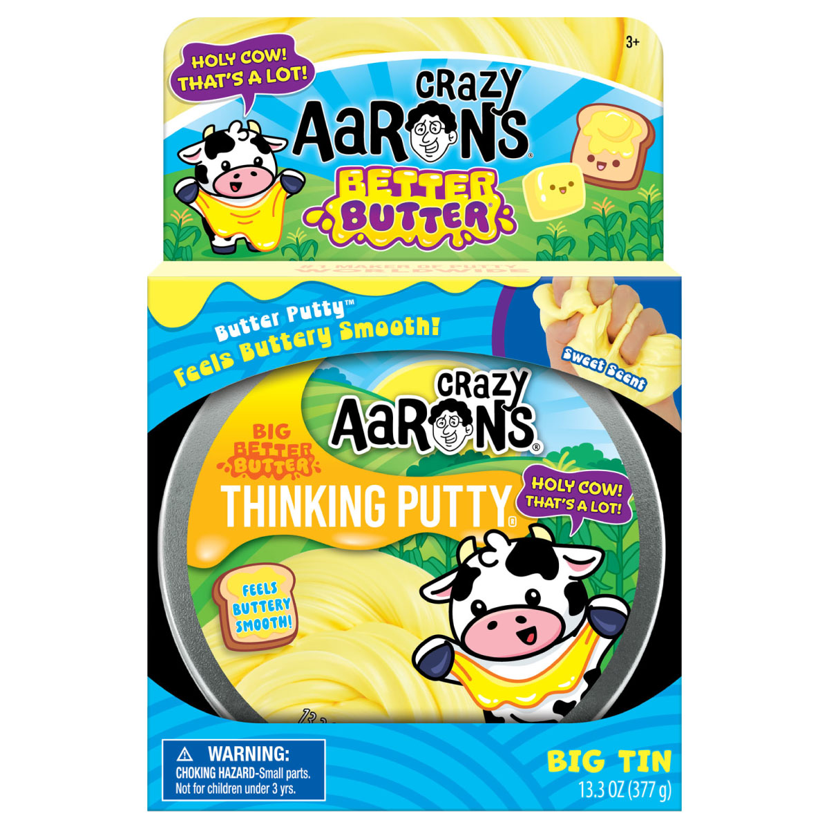 Crazy Aaron’s BIG Better Butter Thinking Putty - Half Pound Tin