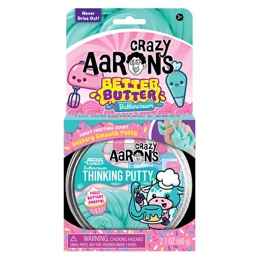 Crazy Aaron's Better Butter Buttercream Scented Thinking Putty