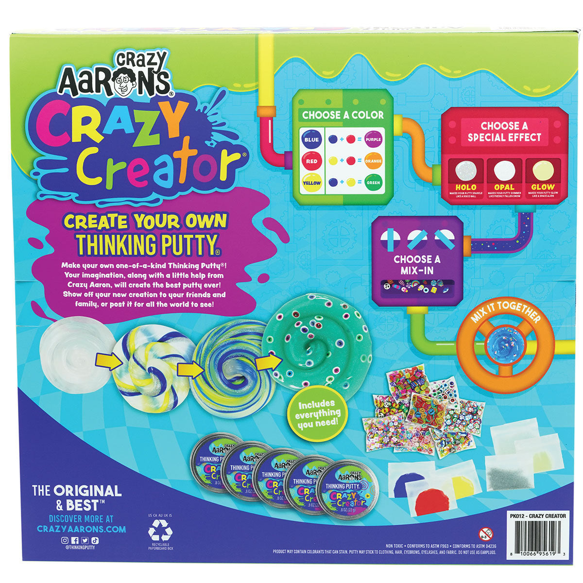 Crazy Aaron's Crazy Creator Thinking Putty Kit