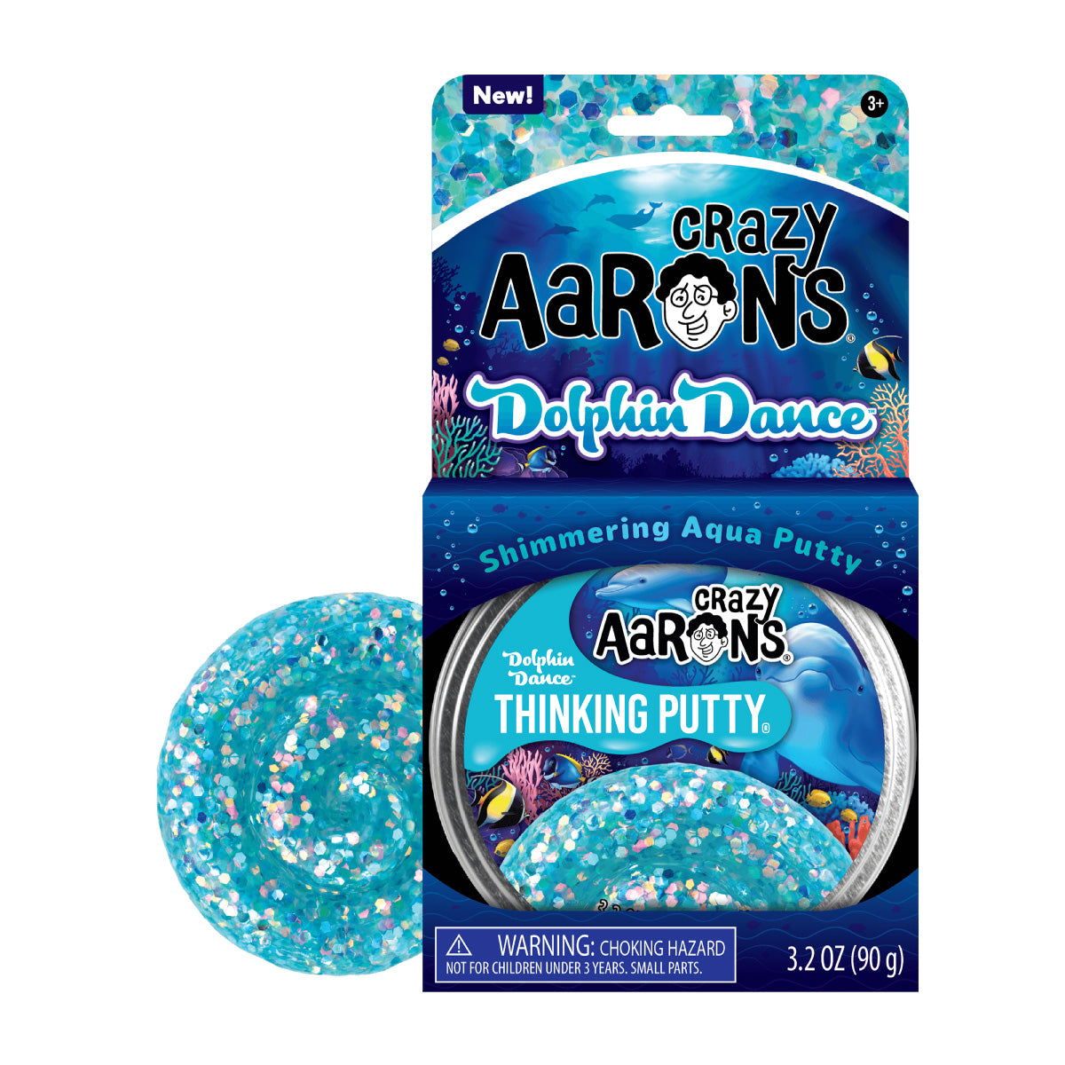 Crazy Aaron's Dolphin Dance Thinking Putty