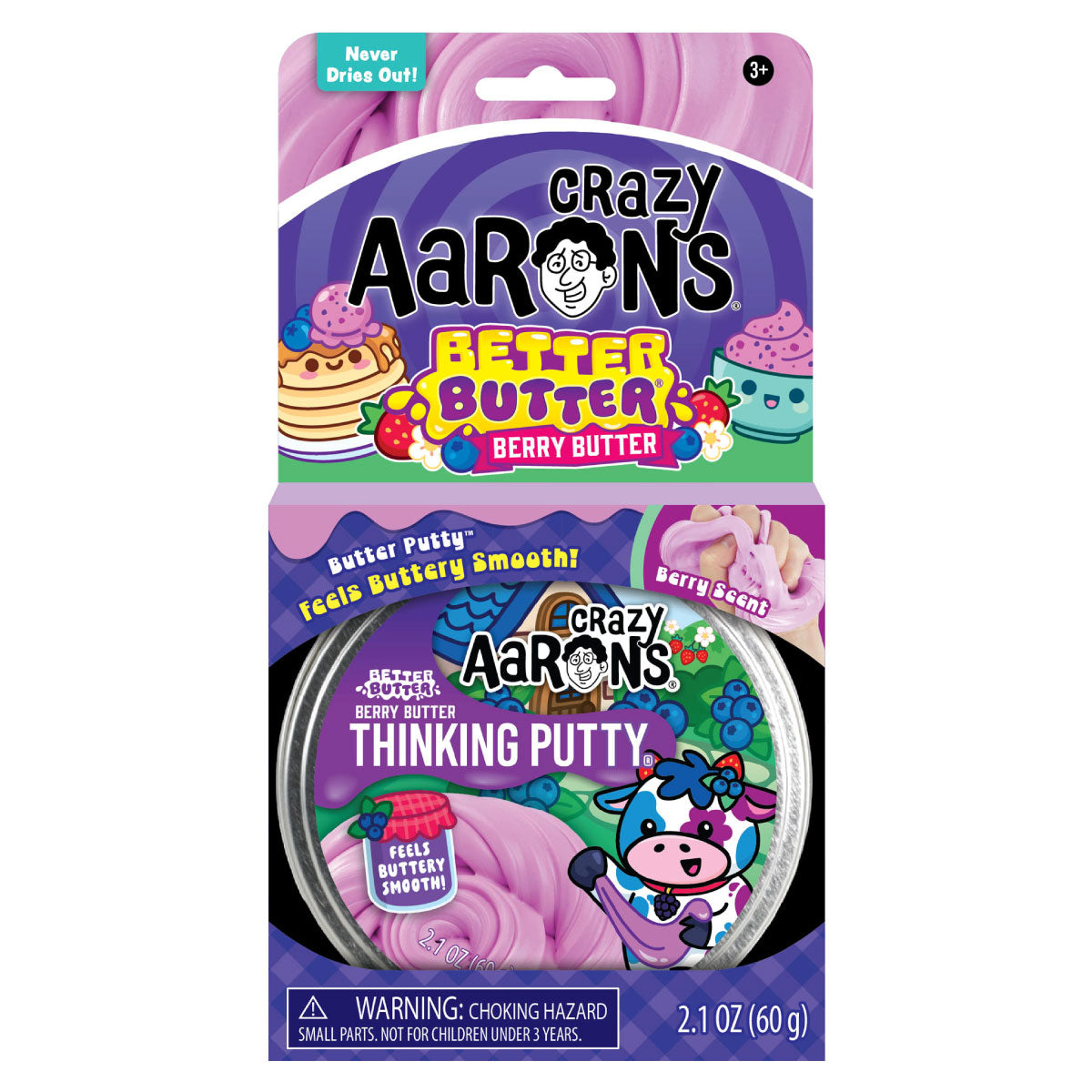 Crazy Aaron's Better Butter Berry Scented Thinking Putty