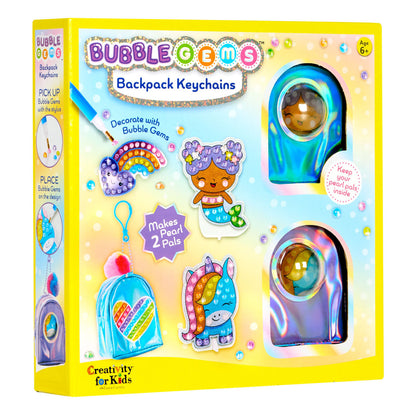 Bubble Gems Backpack Keychains Kit