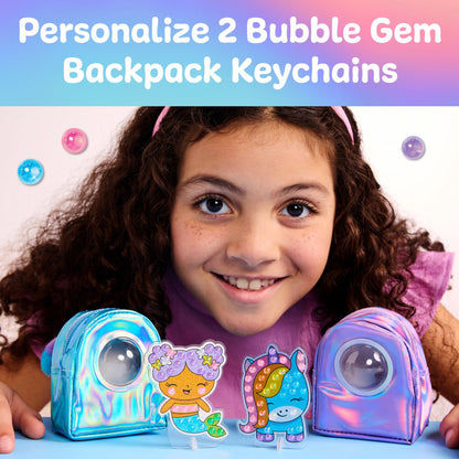 Bubble Gems Backpack Keychains Kit