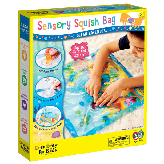 Creativity for Kids Sensory Squish Bag - Ocean Adventure