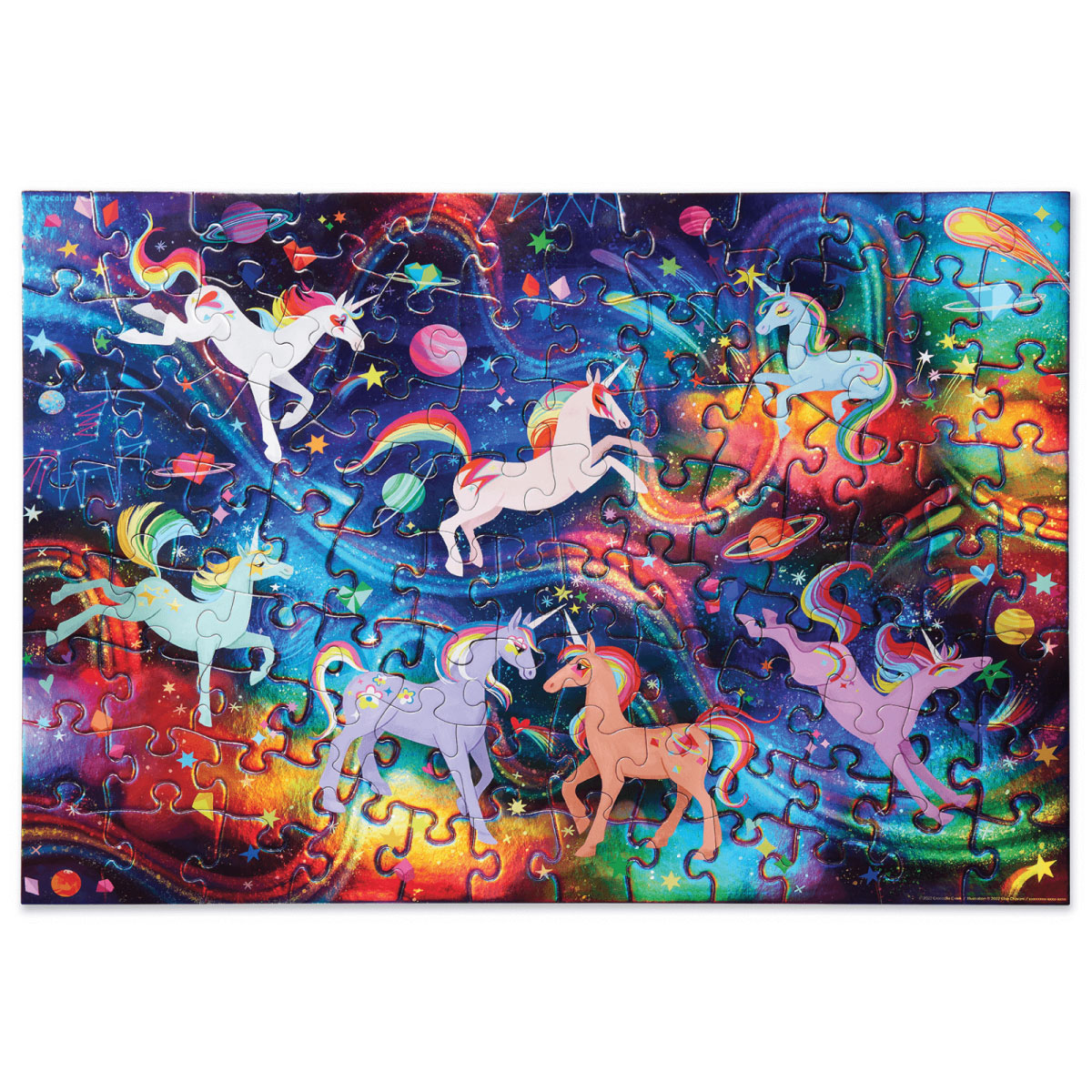 Crocodile Creek Holographic Unicorn Galaxy 100pc Puzzle