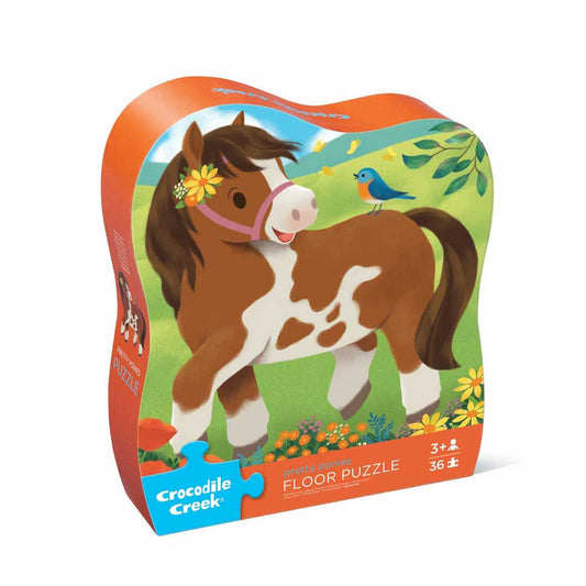 Crocodile Creek Pretty Ponies 36-piece Floor Puzzle