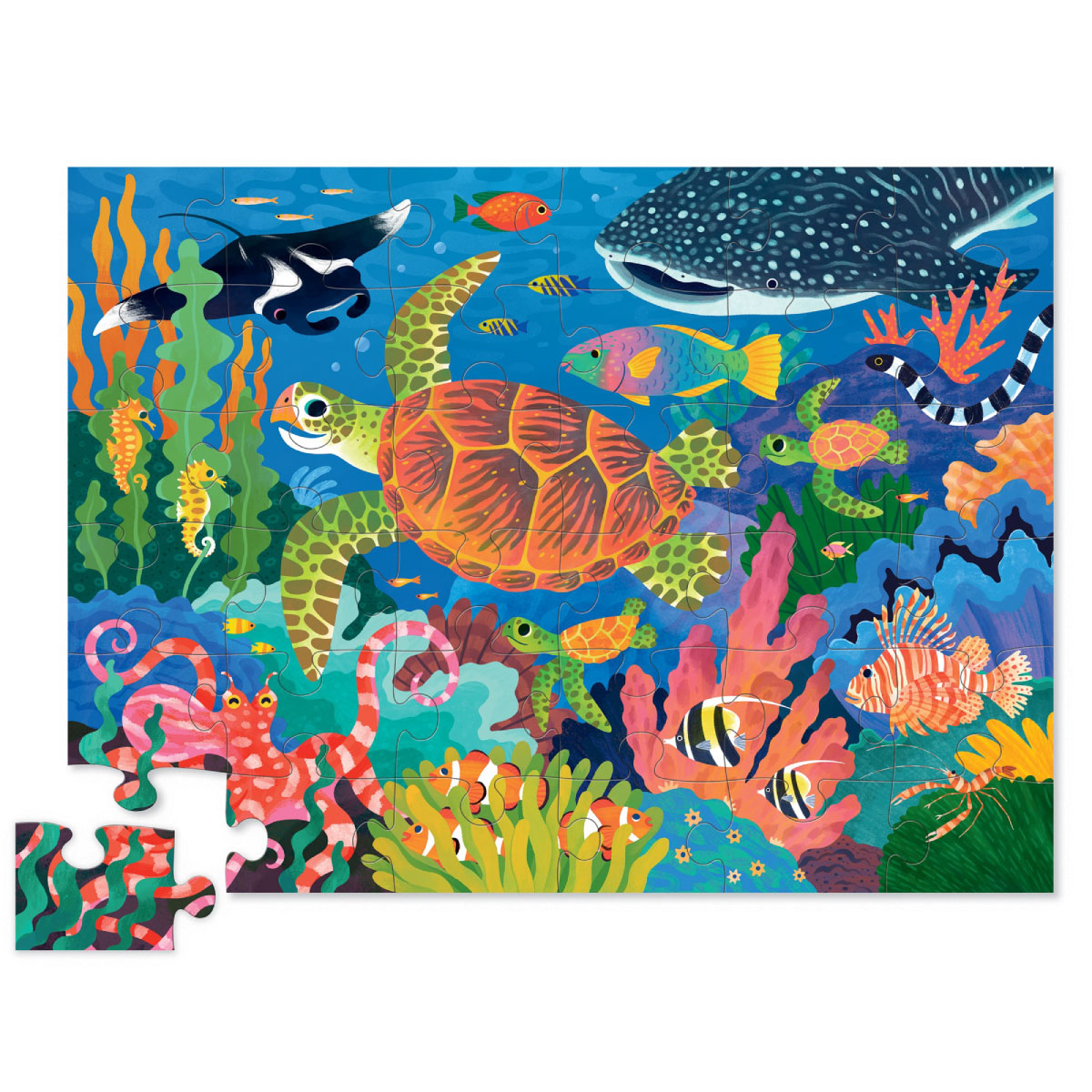 Crocodile Creek Sea Turtle 36 piece Floor Puzzle