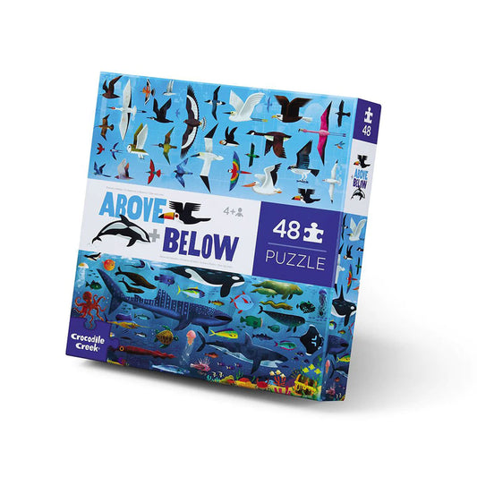 Crocodile Creek Above + Below Sea and Sky 48pc Puzzle
