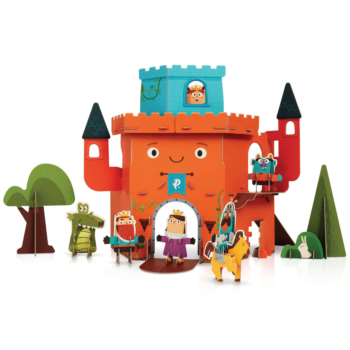 Curious kingdom castle learning playset with AR-enhanced features by Playper.