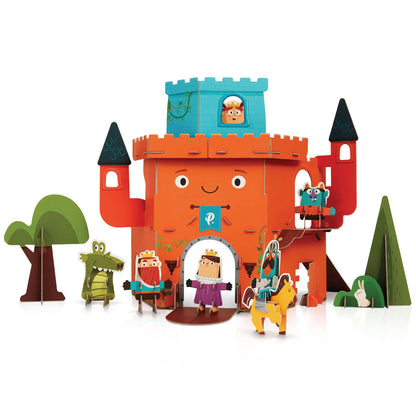 Curious kingdom castle learning playset with AR-enhanced features by Playper.