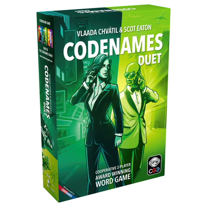 Codenames Duet head-to-head deduction game for two players from Czech Games