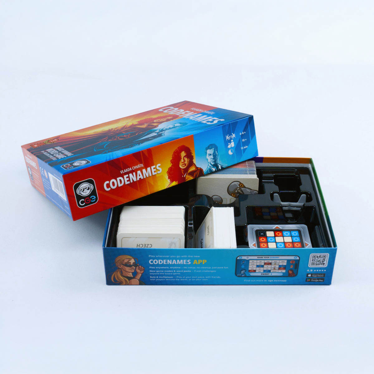 Codenames deduction party game from Czech Games