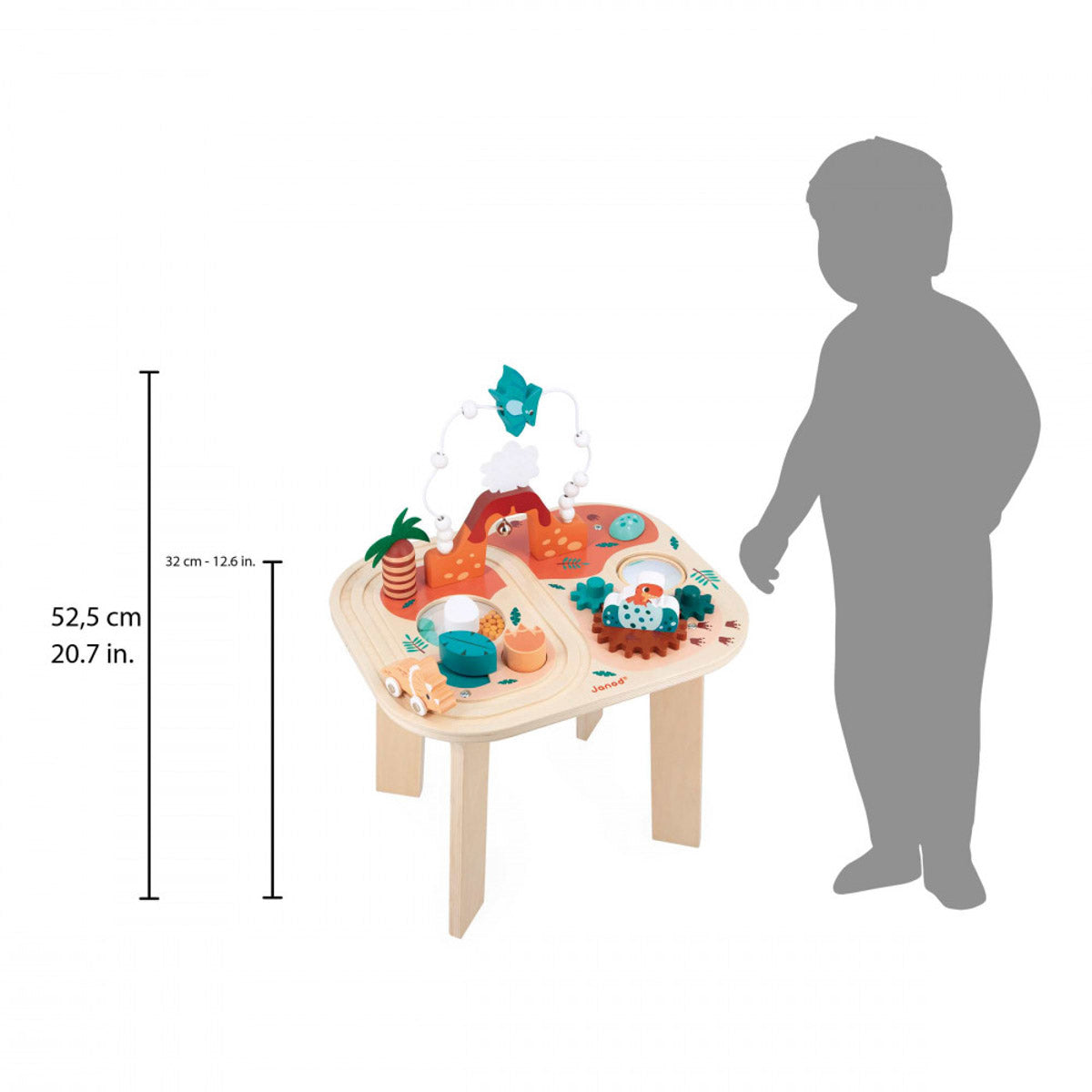 Dino Multi-Activity Table by Janod.