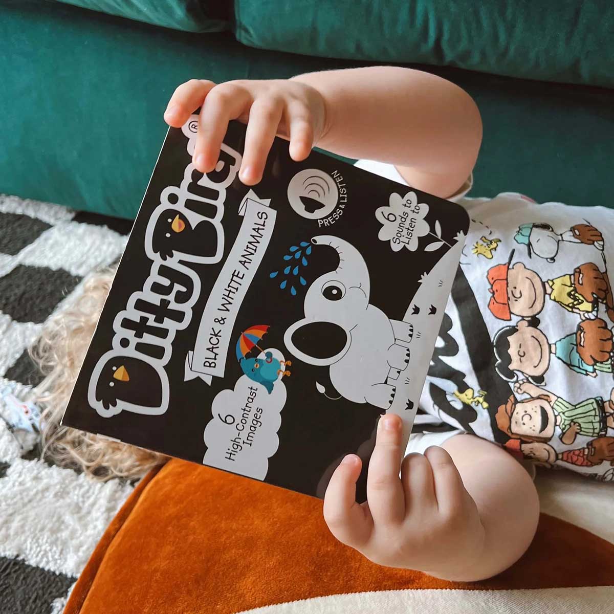Ditty Bird Sound Book - Black and White Animals
