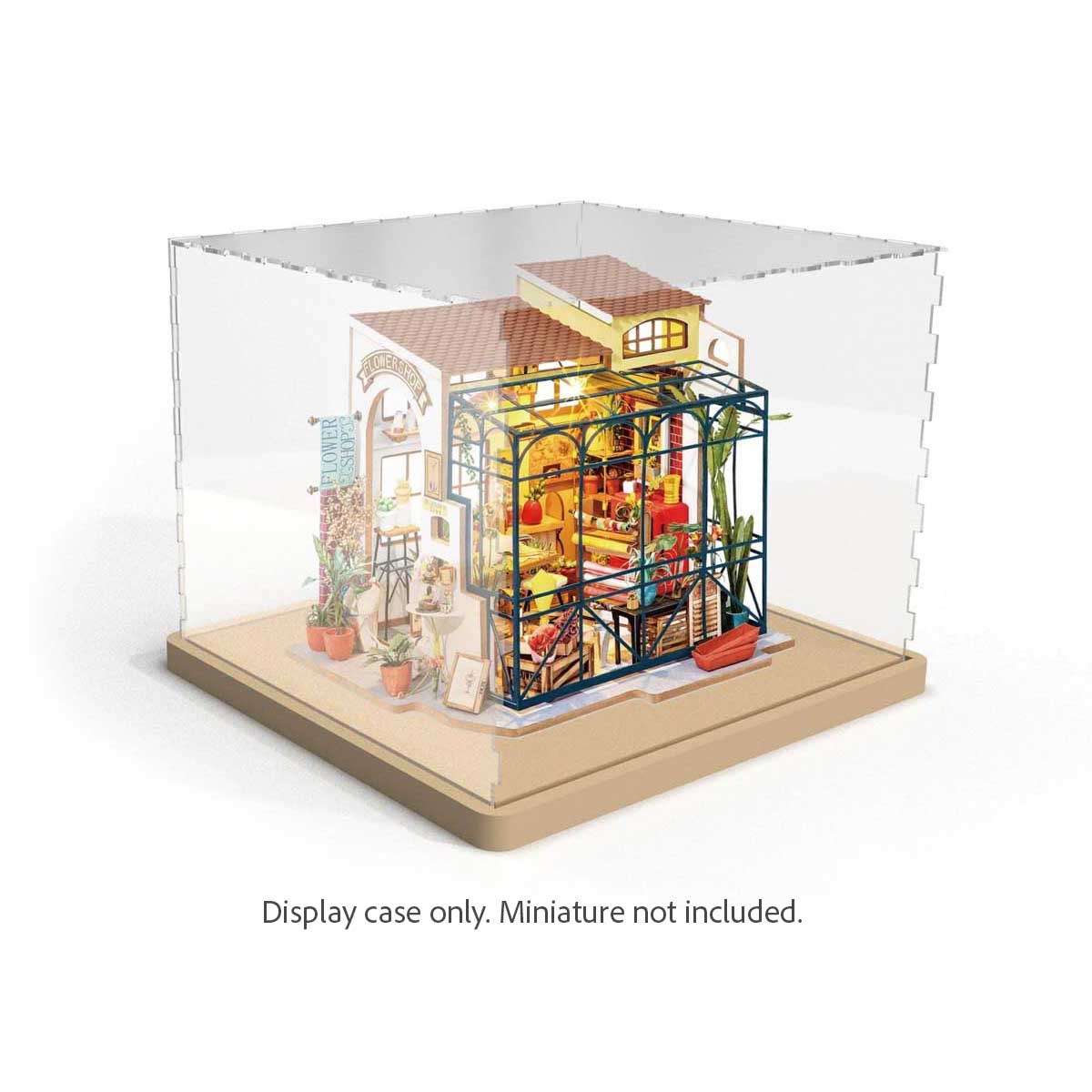 Acrylic Display Case Dust Cover Hands Craft