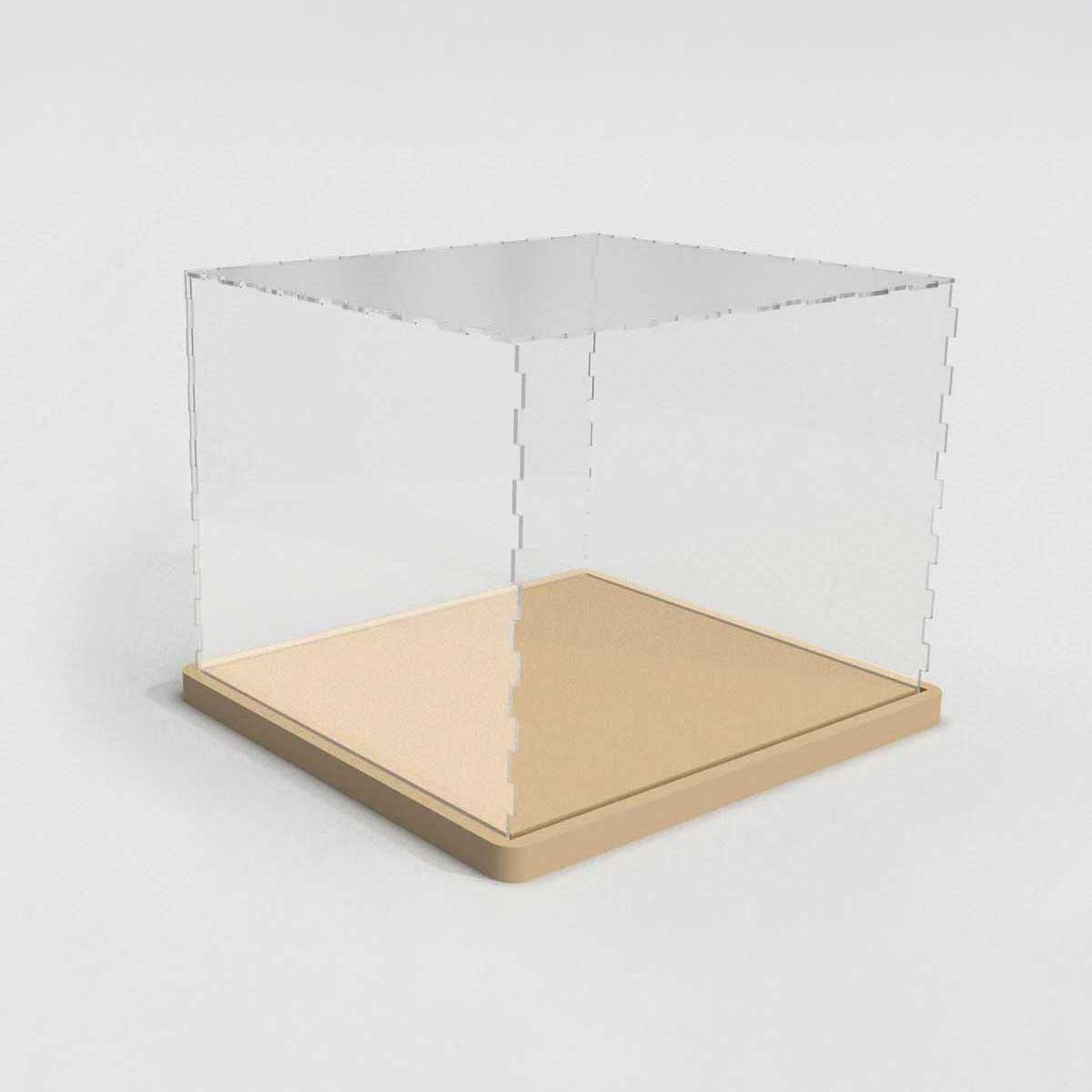 Acrylic Display Case Dust Cover Hands Craft