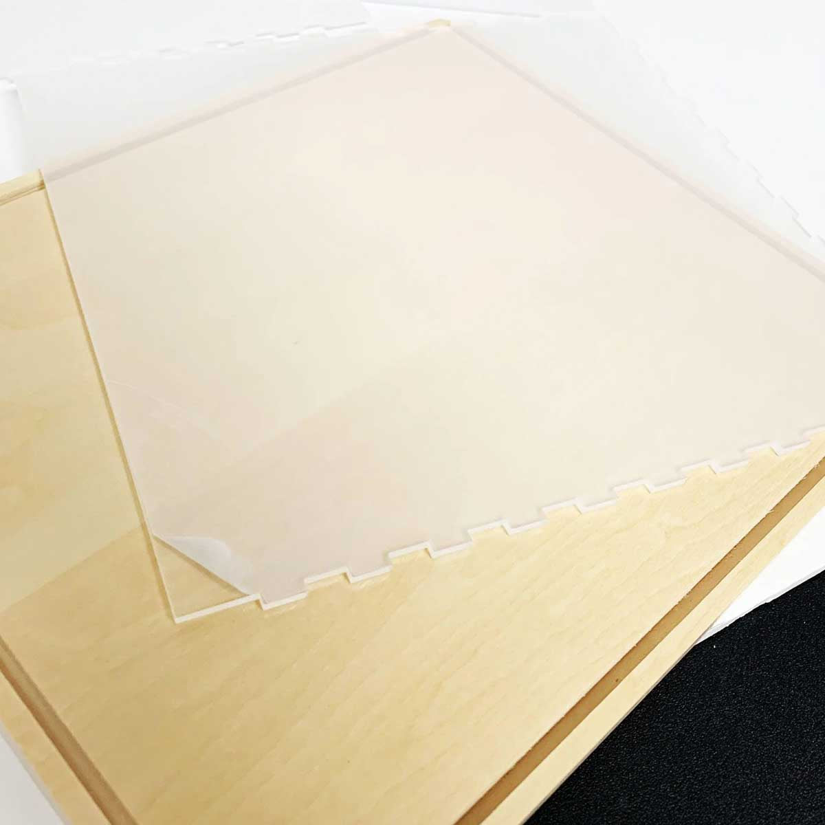 Acrylic Display Case Dust Cover Hands Craft