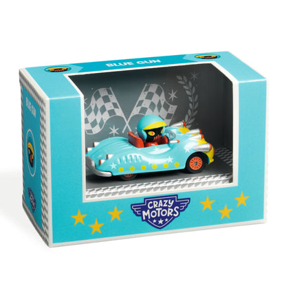 Djeco Crazy Motors Blue Gun Car