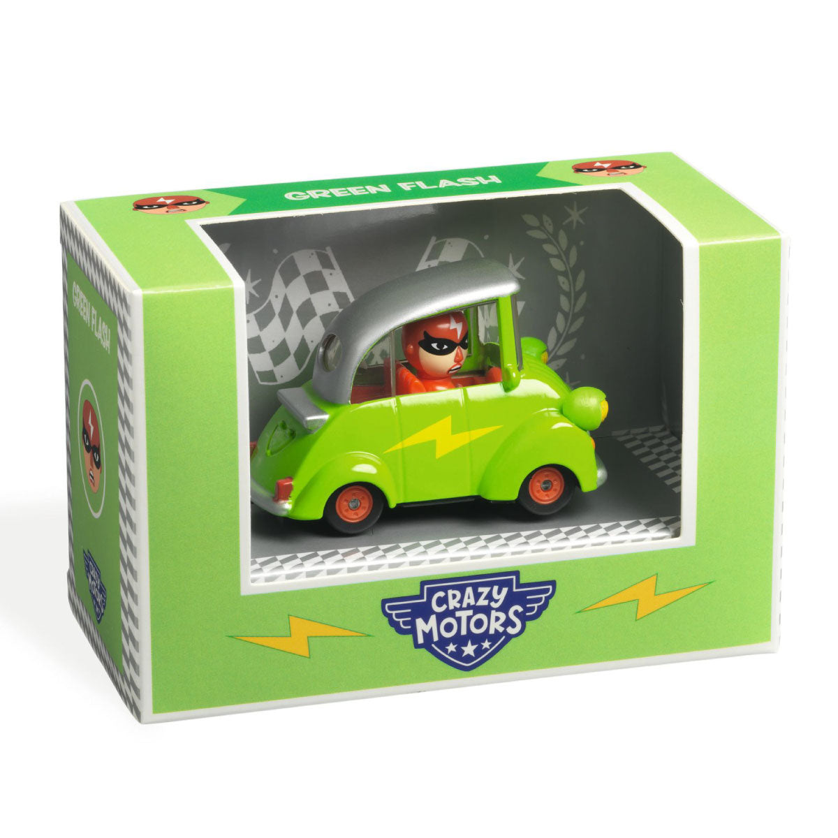 Djeco Crazy Motors Green Flash Car