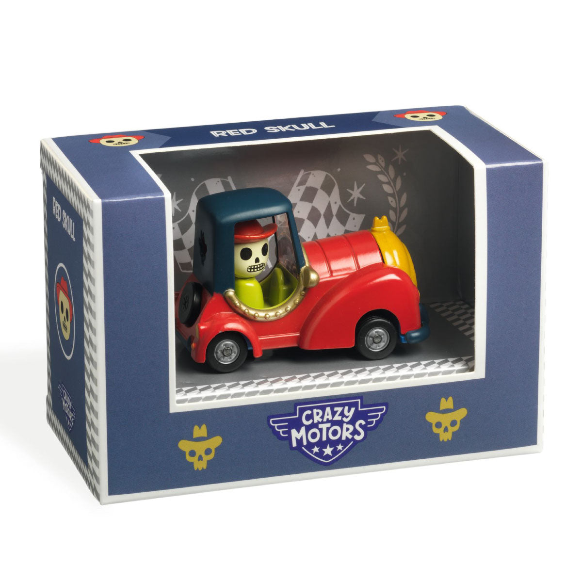 Djeco Crazy Motors Red Skull Car